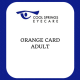 Orange Card Adult Front