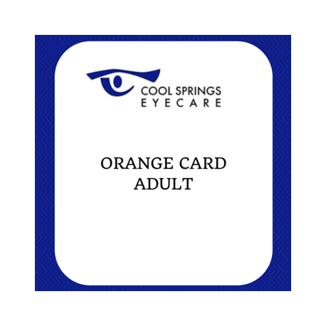 Orange Card Adult Front