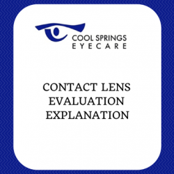 Contact Lens Evaluation Explanation