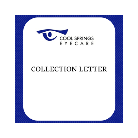 Collection Letter