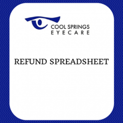 Monthly Refund Spreadsheet