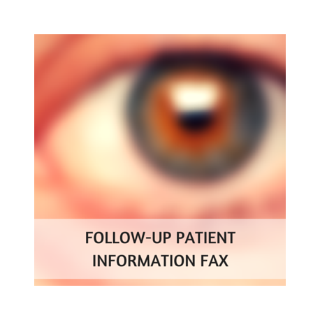 Follow Up Patient Information Fax