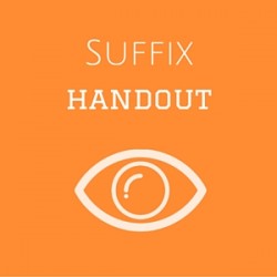 Suffix Handout